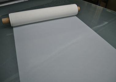 Bianco della maglia di serigrafia del poliestere di alta precisione per stampa di vetro