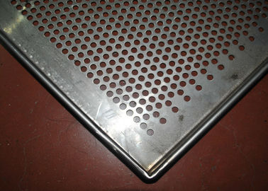 Il vassoio perforato della rete metallica dell'acciaio inossidabile ha disidratato il diametro della struttura di 5-10mm