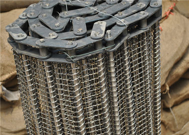 Il nastro trasportatore della rete metallica dell'acciaio inossidabile con a catena liscia la superficie