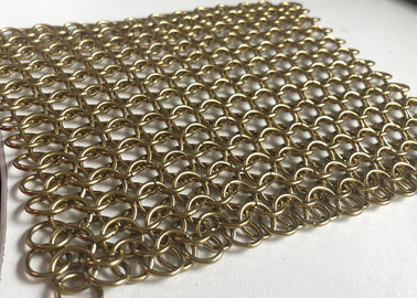 maglia architettonica flessibile dell'anello di tenda della posta a catena dell'acciaio inossidabile di 1.2*10 millimetro