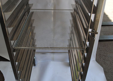 Carrello su misura dello scaffale dell'acciaio inossidabile del pane per l'attrezzatura della cucina degli alimenti a rapida preparazione