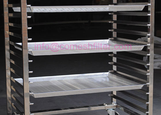 forno Tray Rack Trolley With Wheels di 20layer Ss316