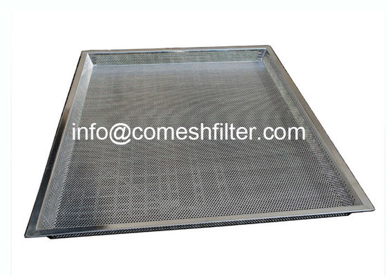I fori di Oven Baking Perforated 3mm fissano Mesh Tray With Trolley