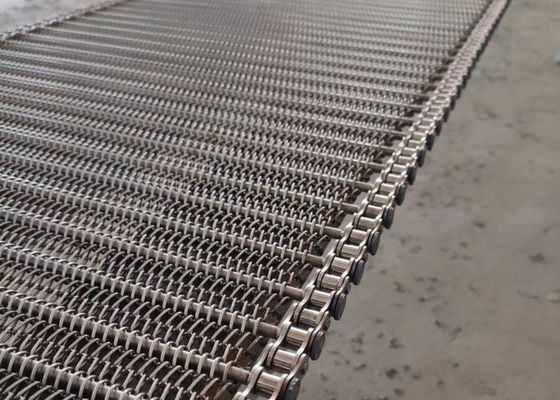 Congelatore di spirale del collegamento a catena/asciugare il cavo Mesh Conveyor Belt di acciaio inossidabile 310