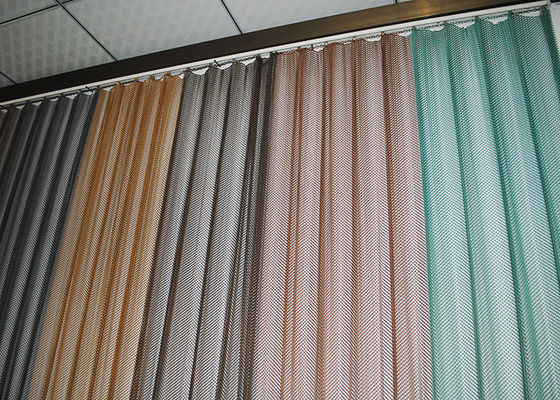 Lo Sgs ha personalizzato i drappi della bobina del metallo della lega di alluminio per Mesh Curtain