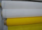 Yellow Polyester Mesh Fabric Silk Screen Tshirt Printing High Density , 91 Micron