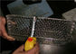 Cesto metallico su misura del metallo dell'acciaio inossidabile con lucidato