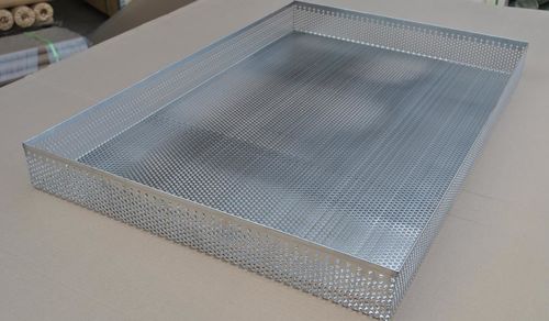 Latest company news about 550 pezzi del metallo del vassoio del commestibile perforato