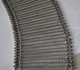 La rete metallica a spirale regolare di griglia curva trasporta i collegamenti del lato di forma della cinghia U
