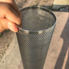 Cartuccia perforata del tubo filtrante del setaccio a maglie/filtro cilindrico dalla maglia metallica