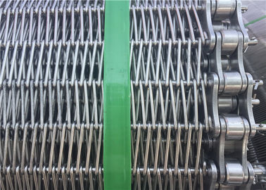 Nastro trasportatore su misura della rete metallica dell'acciaio inossidabile con lo SGS della catena elencato