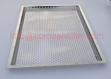 Griglia di cottura della teglia da forno di rettangolo dell'acciaio inossidabile del vassoio della rete metallica della FDA dello SGS