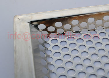 dimensione perforata del vassoio della teglia da forno del forno del vassoio della rete metallica di pollice 18x26 grande