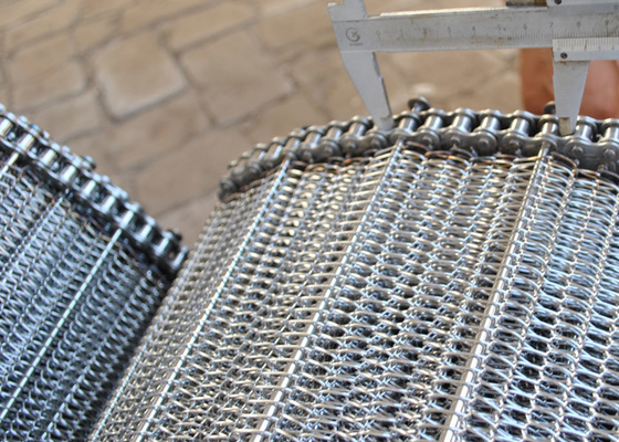 Un buon prezzo. Metallo Mesh Conveyor Belt del commestibile 304SS 120cm per il raffreddamento lavante bollente in linea