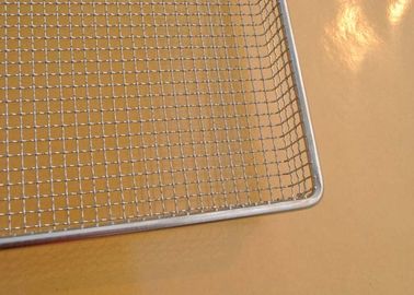 Un buon prezzo. Peso leggero perforato del vassoio della rete metallica di 304 ss con il brillamento di sabbia, 100cm*50cm*20cm in linea