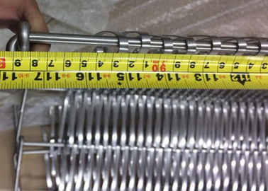 Un buon prezzo. Cinghia della maglia del trasportatore del cavo piano della decorazione, vita inossidabile di molto tempo del nastro trasportatore 316 in linea
