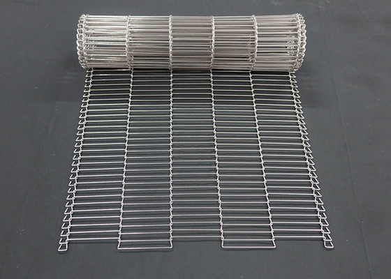 Un buon prezzo. 1 mm Food Chocolate Enrober Wire Mesh Conveyor Belt Acciaio inossidabile Flat Flex in linea