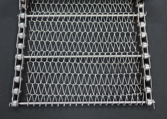 Un buon prezzo. Cintura di rete di trasporto di filo spirale equilibrato piatto di acciaio inox in linea
