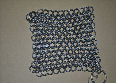 Un buon prezzo. Pulitore a 7*7 pollici dell'impianto di lavaggio della rete metallica dell'acciaio inossidabile/del ghisa di Chainmail in linea