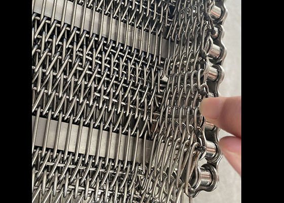 Un buon prezzo. Cintura trasportatrice a catena in acciaio inossidabile di grado alimentare per il congelamento di congelamento in galleria di forno in linea
