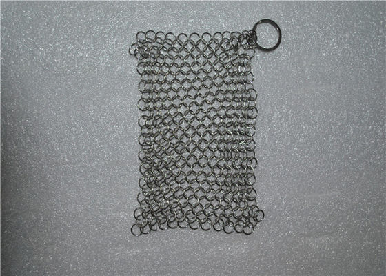 Un buon prezzo. Peso leggero quadrato del pulitore del ghisa di Chainmail dell'acciaio inossidabile di forma in linea