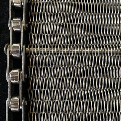 Un buon prezzo. Capacità di carico elevata 50-2000 kg/m2 Fascia trasportatrice a maglia di filo Struttura di tessuto equilibrata per carichi pesanti in linea