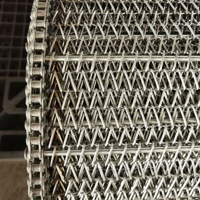 Un buon prezzo. Nastro trasportatore a spirale in rete metallica di acciaio inossidabile personalizzato per l'industria alimentare in linea