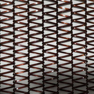 Un buon prezzo. Architectural Decorative Spiral Wires Stainless Steel Chain Link Conveyor Belt Mesh in linea