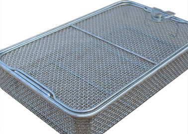 Un buon prezzo. Canestri medico di disinfezione della rete metallica dell'acciaio inossidabile 304 dimensione di 40cm x di 25cm x di 7cm in linea