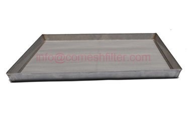 Un buon prezzo. Vassoio su ordinazione della teglia da forno del vassoio della rete metallica del disidratatore dell'acciaio inossidabile 304 in linea