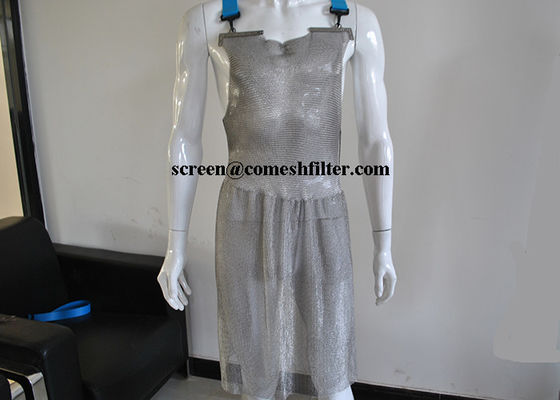 Un buon prezzo. Uso d'acciaio del grembiule dell'anello 304L del macellaio inossidabile protettivo della maglia per il taglio della carne in linea