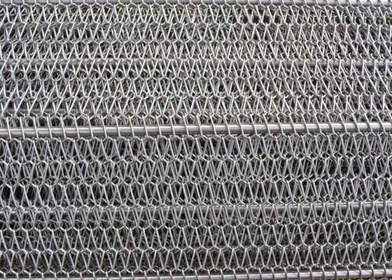 Un buon prezzo. Il grado di congelamento del mangime per pesci si sviluppa a spirale 2.0mm incatena il nastro trasportatore guidato in linea