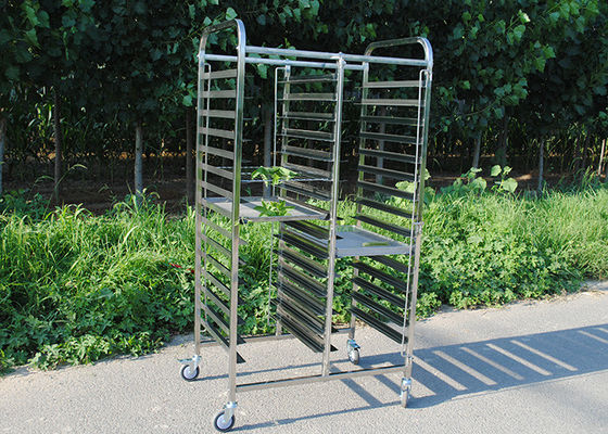Un buon prezzo. Ruote di resistenza di Tray Rack Trolley With Heat dell'acciaio inossidabile dello SGS 1.2mm in linea