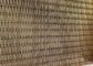 Decorazione decorativa di Mesh Sheets For Exterior Wall del metallo di colore dell'oro