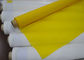 Panno di bullonatura di seta del poliestere basso di allungamento per stampa dello schermo, colore giallo/bianco