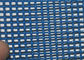 Cinghia bianca/blu della maglia del poliestere per il cartone di fibra pianta 05902, 1 - 6 metri