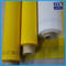 Maglietta gialla della matrice per serigrafia del tessuto di maglia del poliestere che stampa alta densità, 91 micron