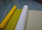 Maglia ad alta resistenza di stampa del poliestere di giallo 110T con la certificazione di FDA per stampare