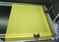 Maglia ad alta resistenza di stampa del poliestere di giallo 110T con la certificazione di FDA per stampare