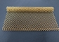 Colore oro bronzo Decorativo reticolato in metallo Curtain Coil Drapery Panel Parete
