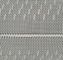 Cinghia della maglia della tela del poliestere di bianco 3X3mm, trattamento di fusione del bordo