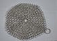 Impianto di lavaggio lucidato di Chainmail dell'acciaio inossidabile di 304 cavi per forma rotonda della pentola della torta