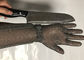 guanti estesi della maglia dell'acciaio inossidabile della posta a catena del polsino di 19cm per macellare