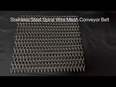 Cintura a maglia a spirale di tessitura bilanciata in acciaio inossidabile