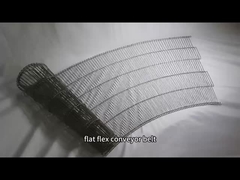 Cintura trasportatrice a maglia di acciaio inossidabile per il fuoco di scarico di forno di galleria