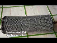 Cintura trasportatrice a spirale in acciaio inossidabile