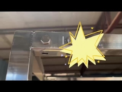 4 pollici ruote in acciaio inossidabile Rack Trolley 300 kg per la sala asciugatura