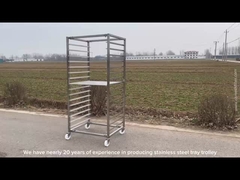 Camionetto da forno in acciaio inossidabile di qualità alimentare 201 304