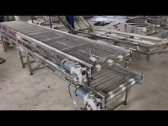 Convogliatore a nastro di filo di acciaio inossidabile