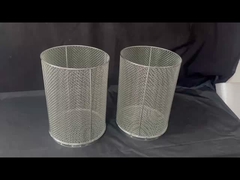 Cesto di maglia in acciaio inossidabile